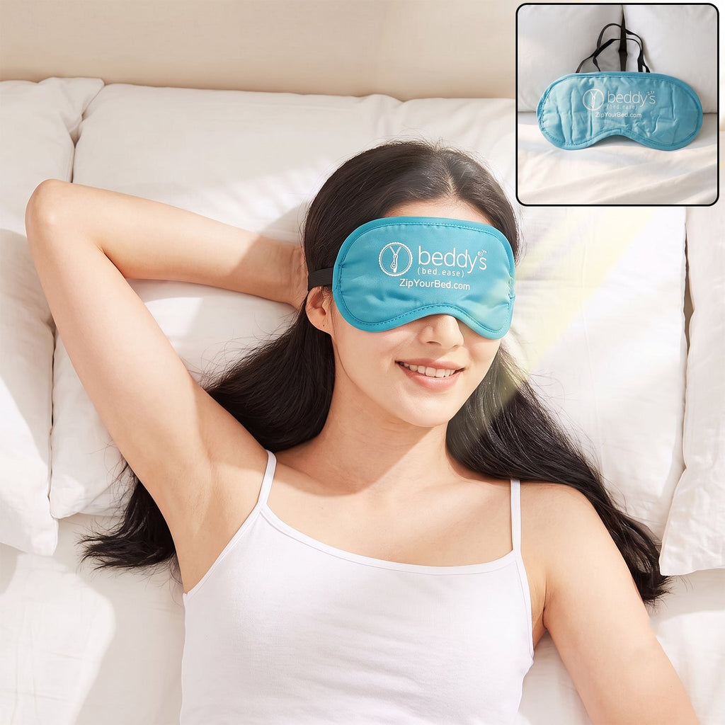 Soft Sleep Eye Mask Light Blocking Padded Eye Cover With Elastic Strap ...