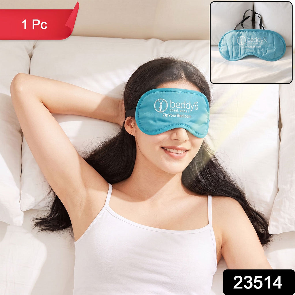 Soft Sleep Eye Mask Light Blocking Padded Eye Cover With Elastic Strap ...